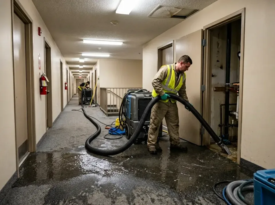 multi-unit-apartment-hallway-f-005 — frequently asked questions, Emergency Burst Pipe Water Extraction & Removal in Hancevil…